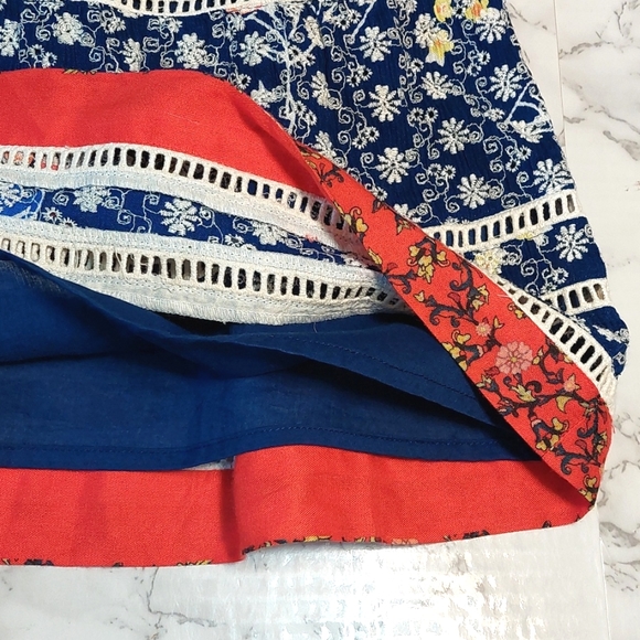 Anthropologie Verb floral embroidered mini skirt, size S - Picture 7 of 10